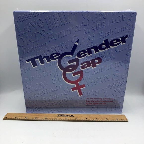 Vintage 1995 The Gender Gap Game NIB Sealed - Picture 6 of 7